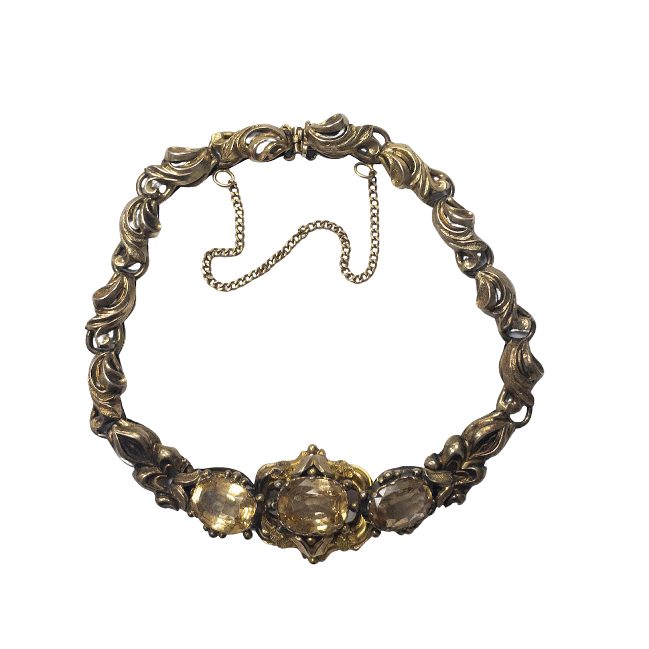 18K Gold & Citrine Bracelet