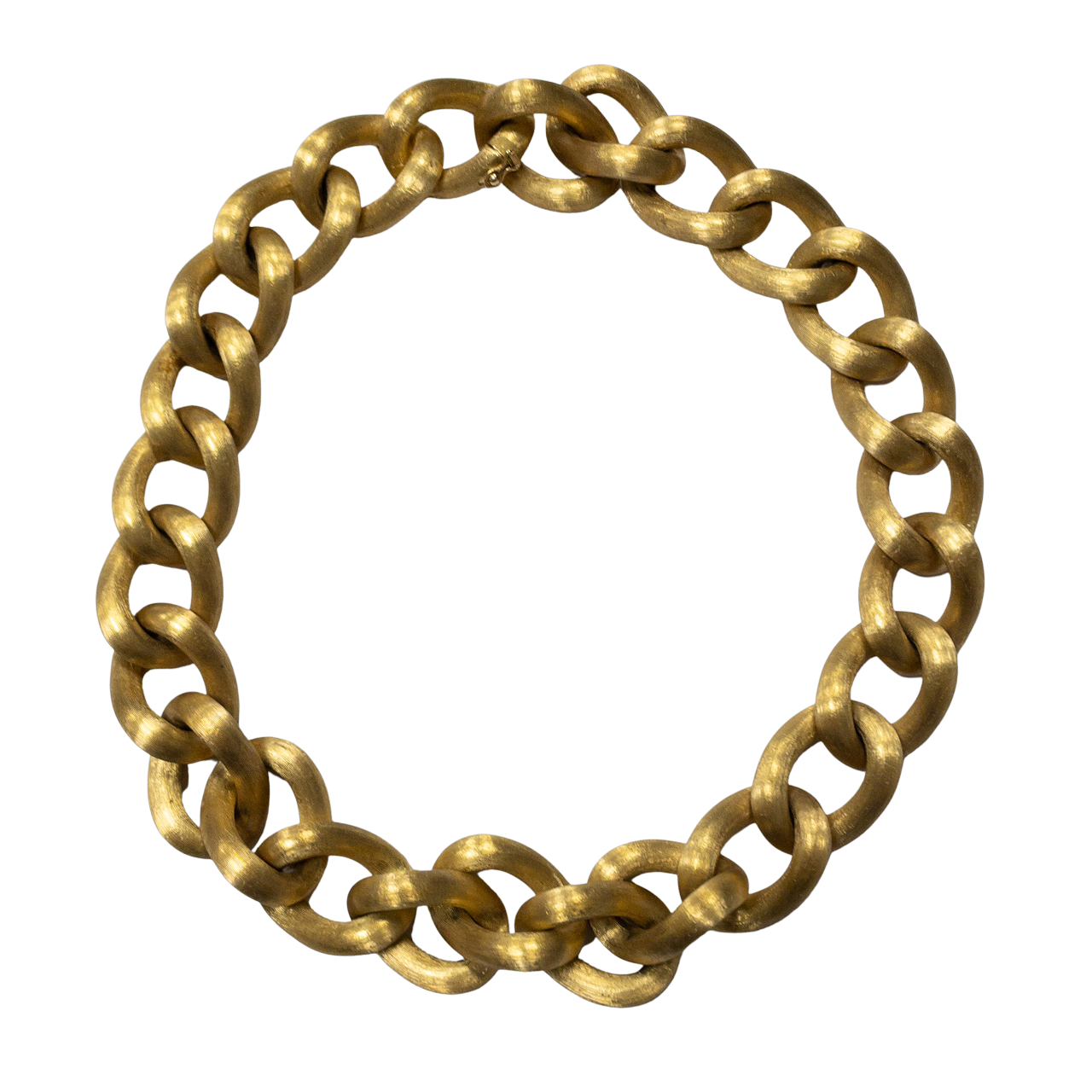 18K Gold Bold Link Necklace