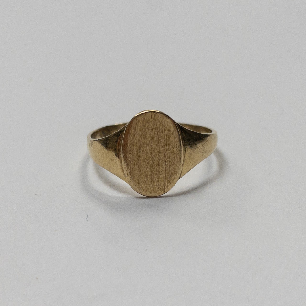 14K Gold Signet Ring