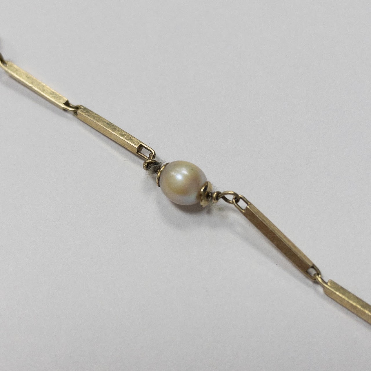 14K Gold & Pearl Bracelet