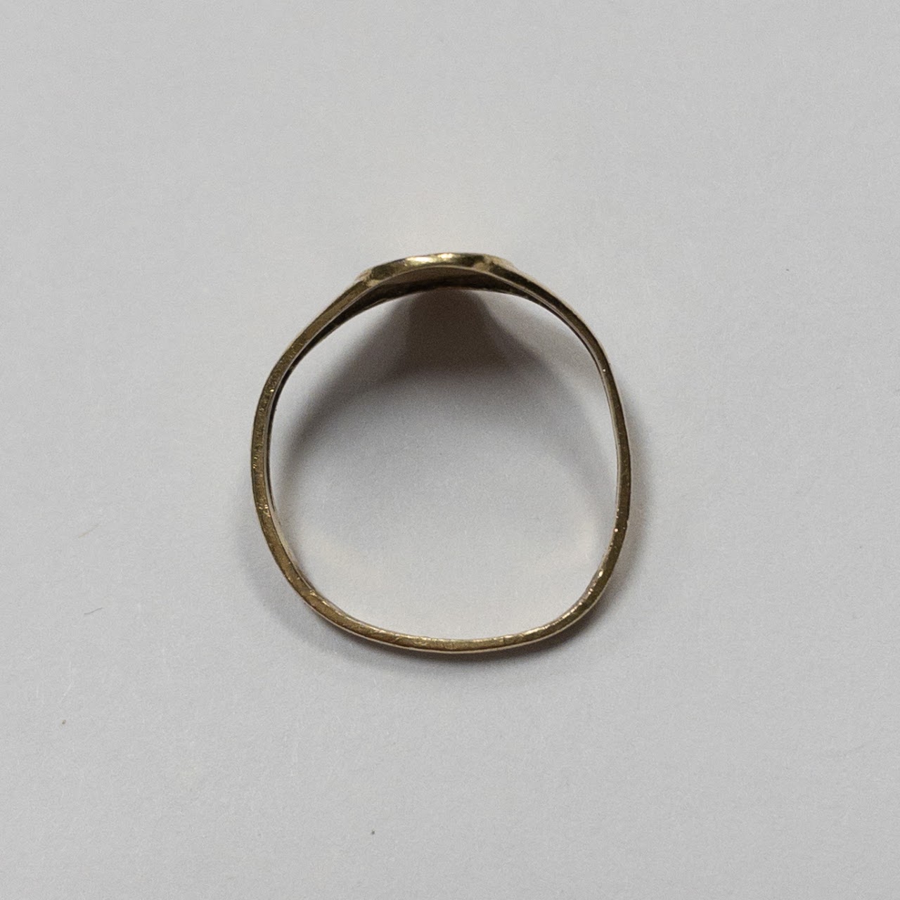 14K Gold Signet Ring