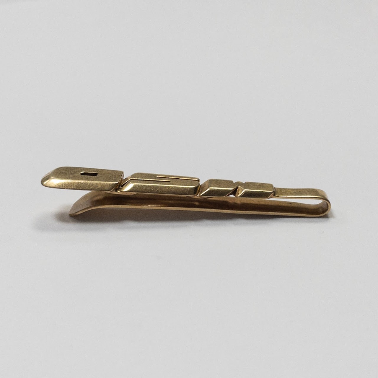 14K Gold Initials Money Clip