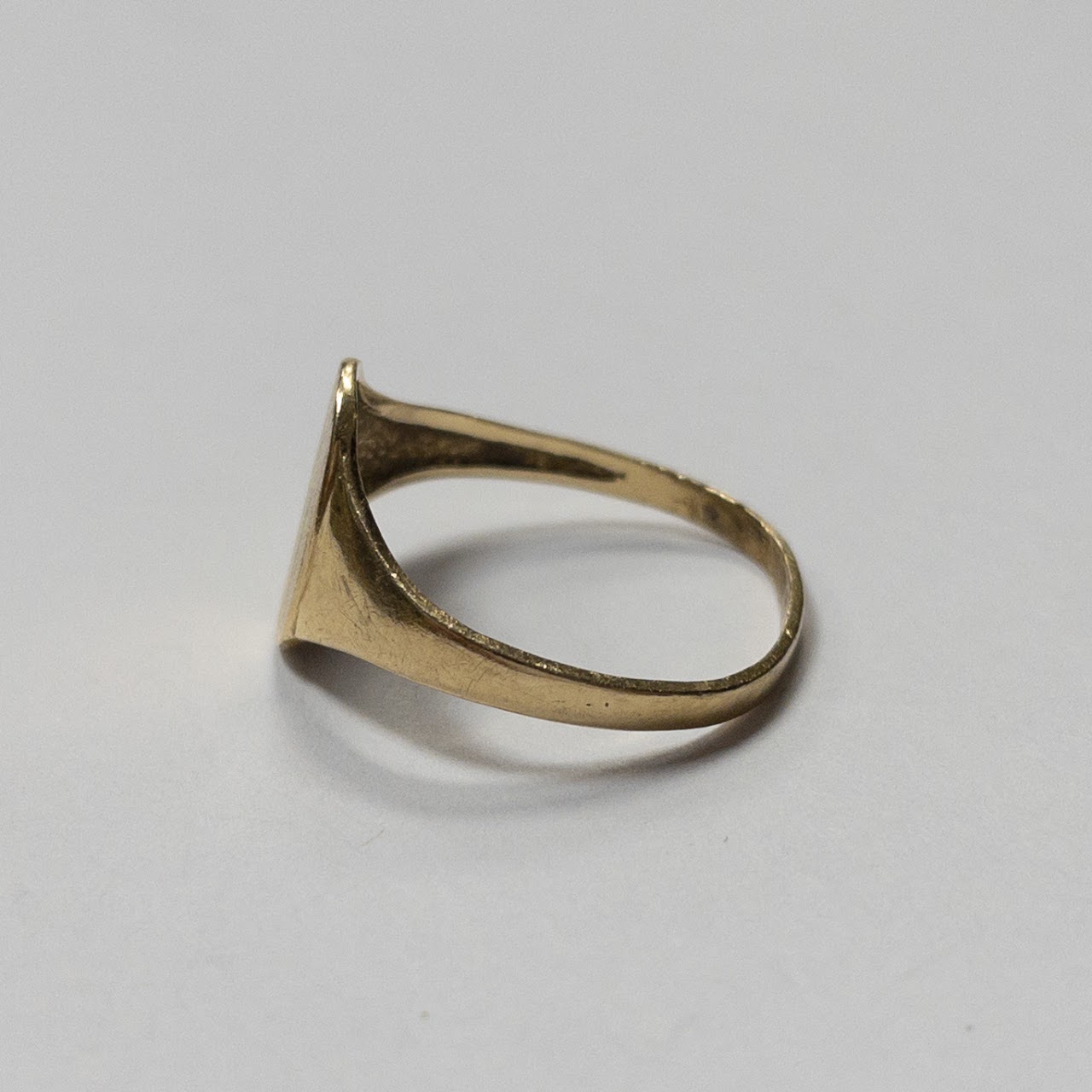 14K Gold Signet Ring