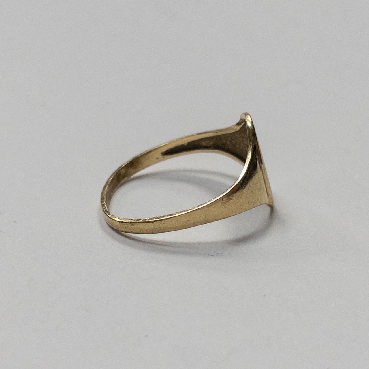 14K Gold Signet Ring