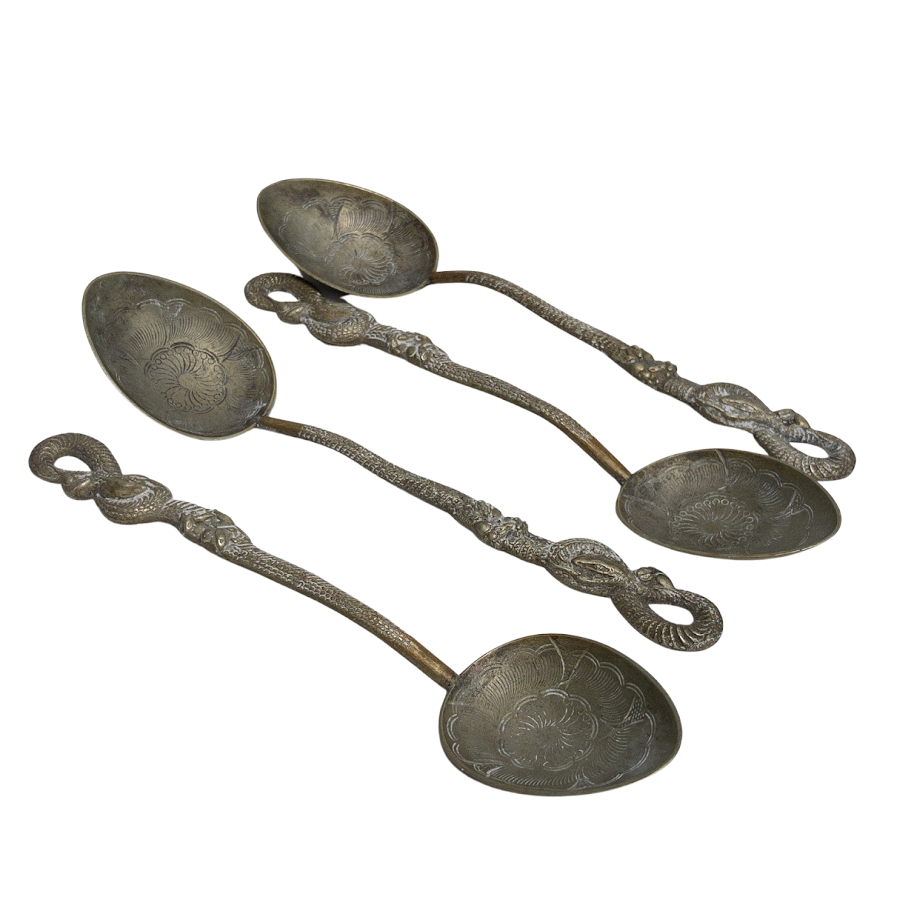 Russian Silver Nagasaki Spoon Set