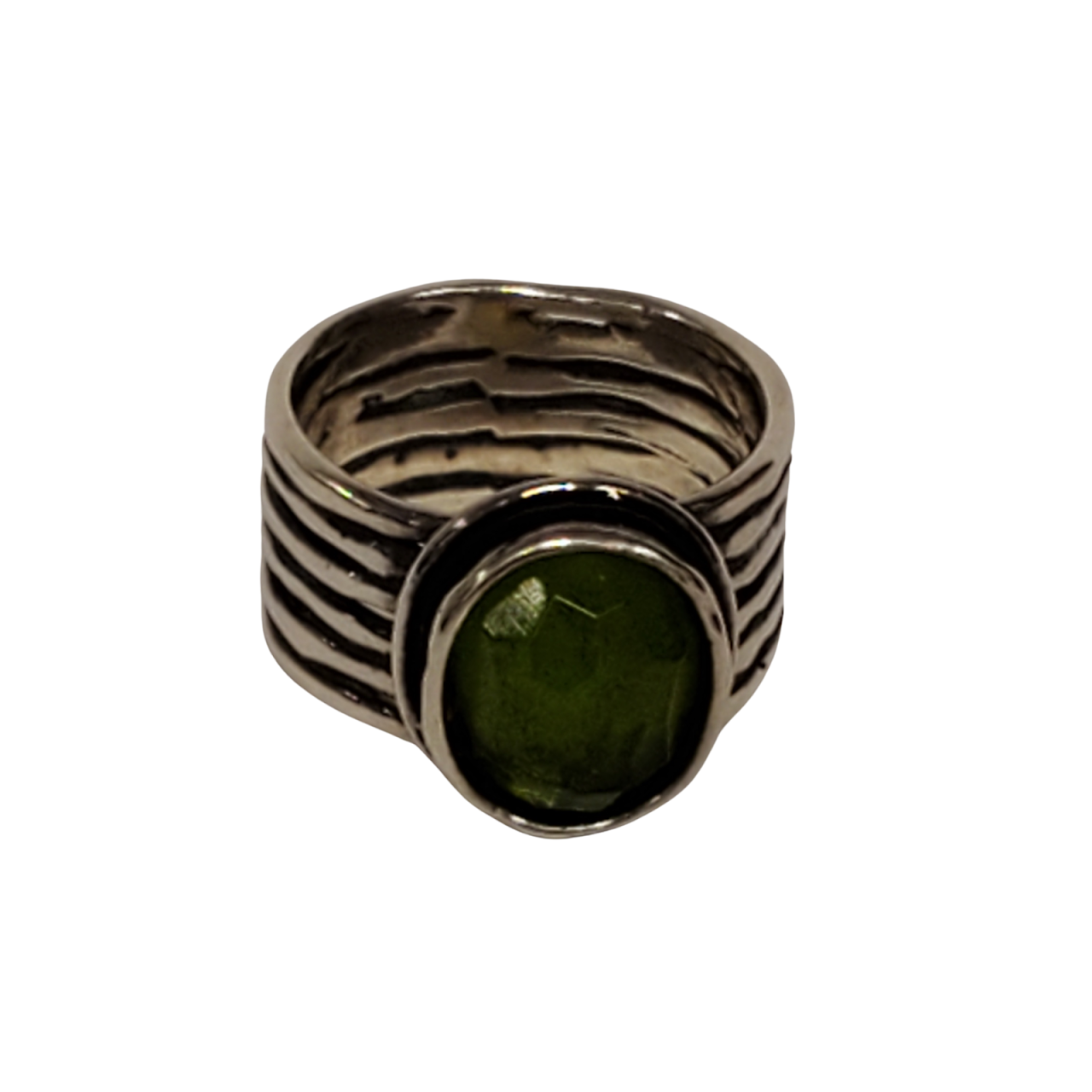 Sterling Silver Peridot Ring