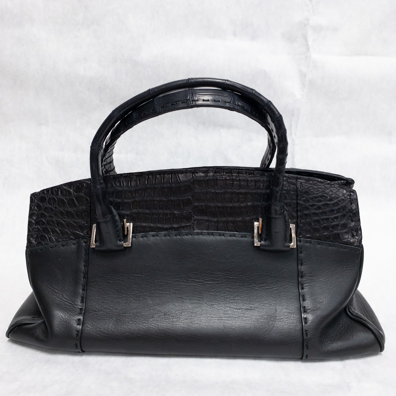 VBH Crocodile & Leather Handbag