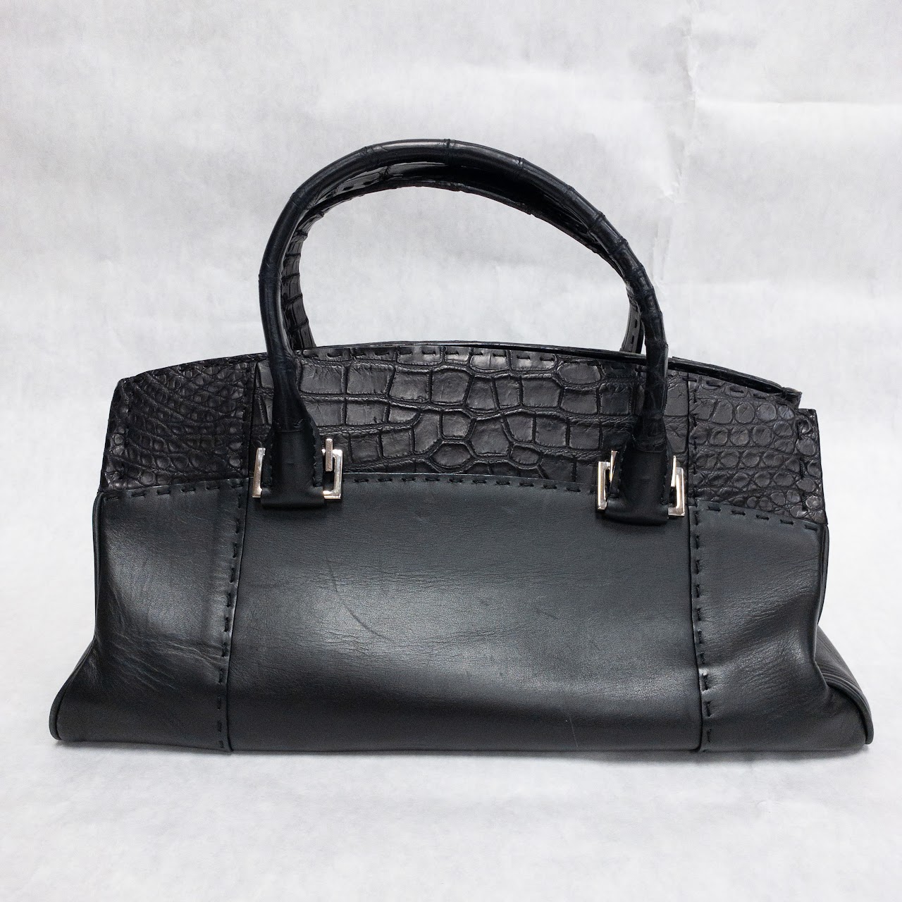 VBH Crocodile & Leather Handbag