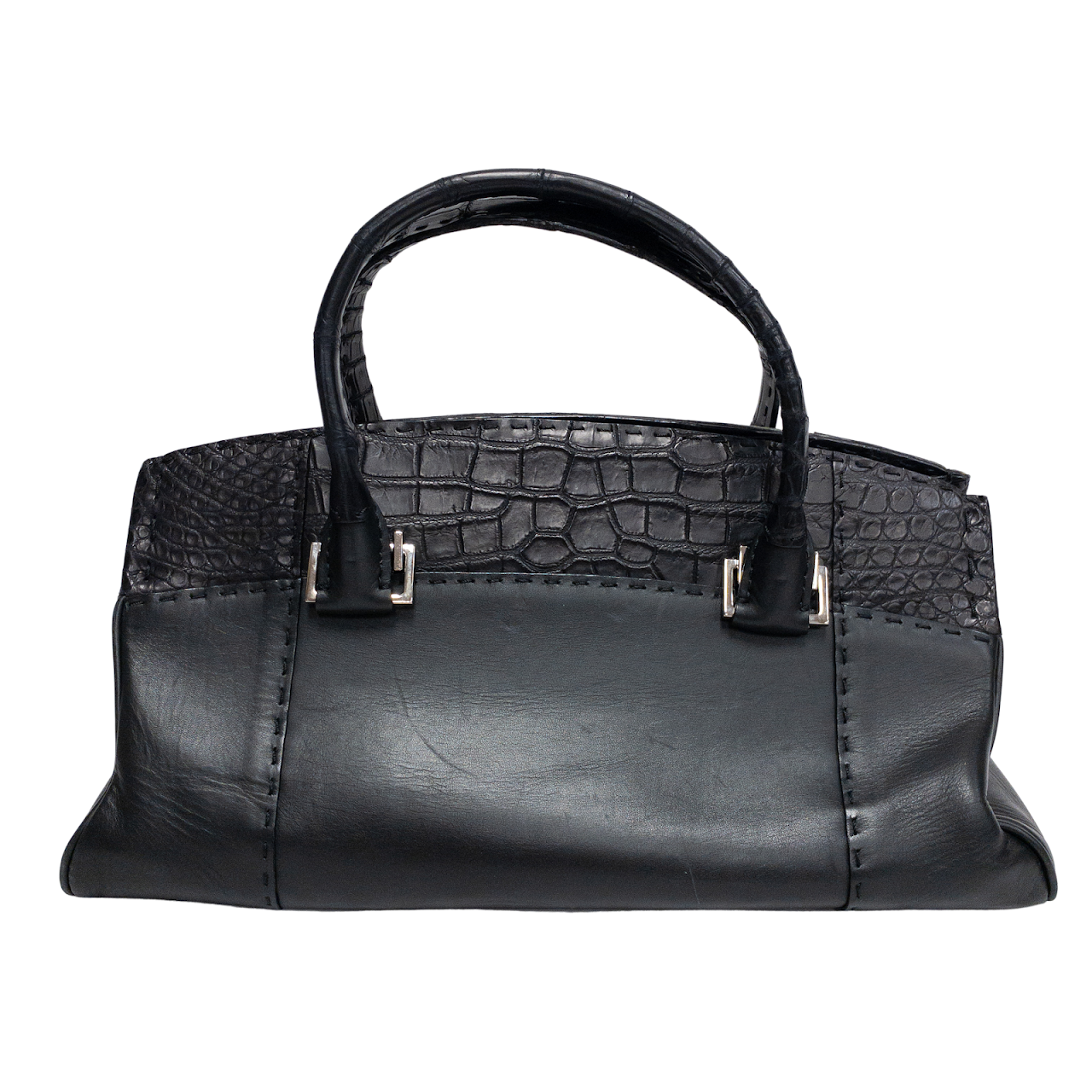 VBH Crocodile & Leather Handbag