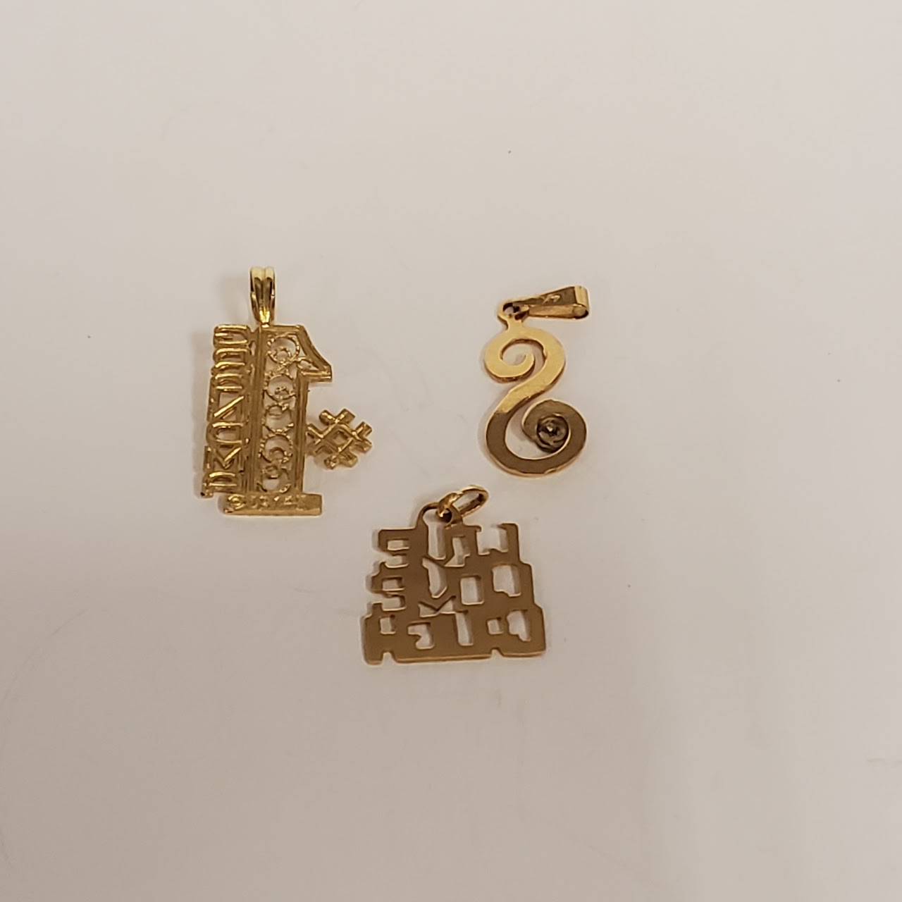 14K Gold Charm Lot