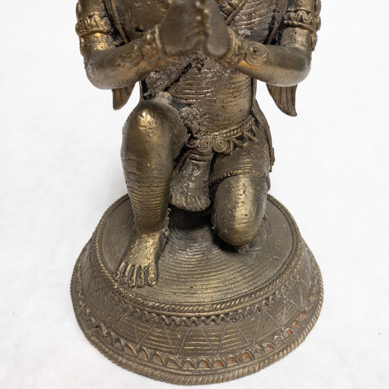 Anjali Mudra Garuda Metal Statue