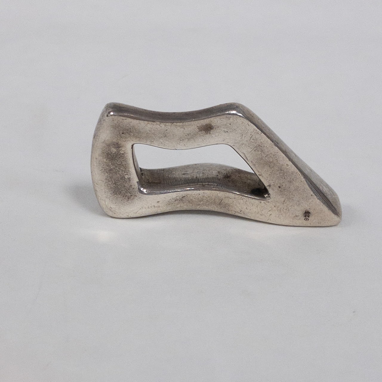 Sterling Silver Modernist Pendant