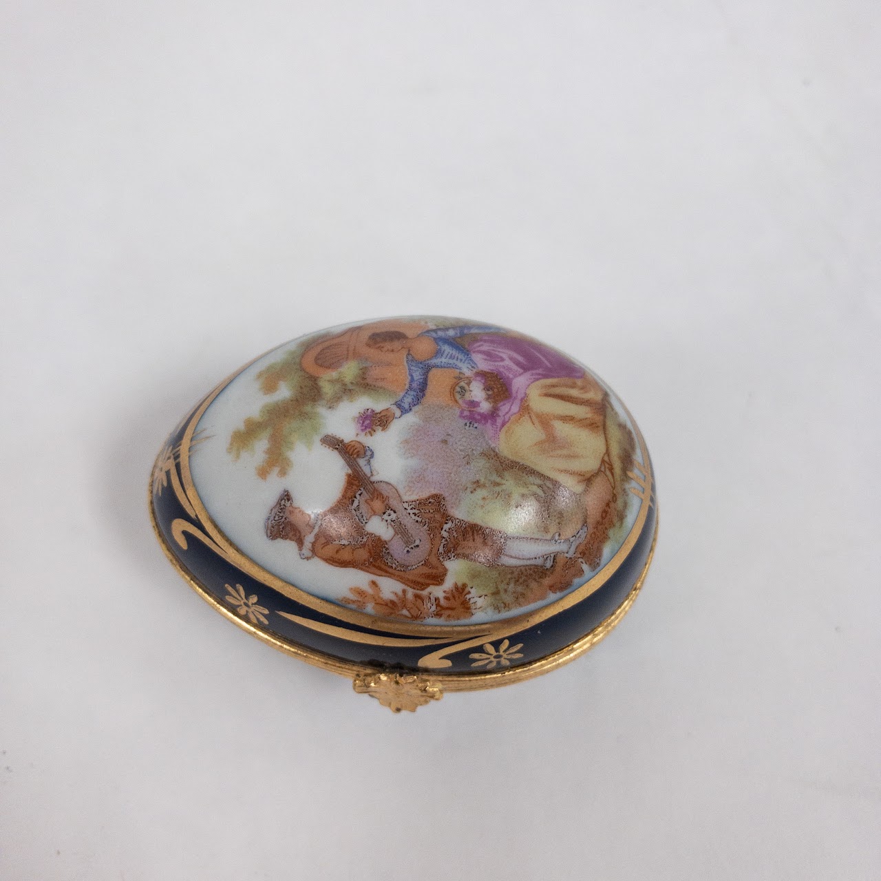 Limoges Decorative Egg Trinket Box