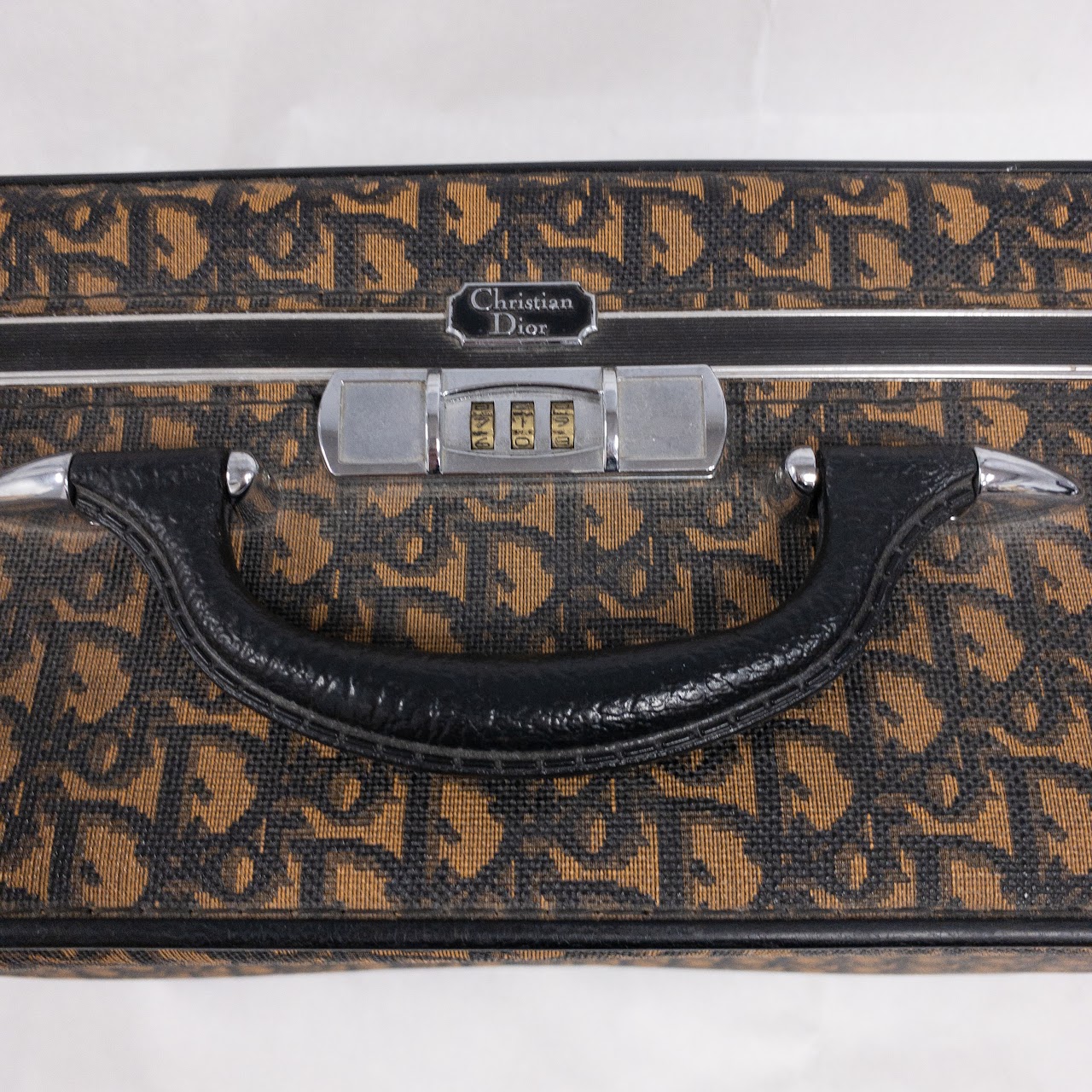 Christian Dior Vintage 1970's Monogrammed Luggage