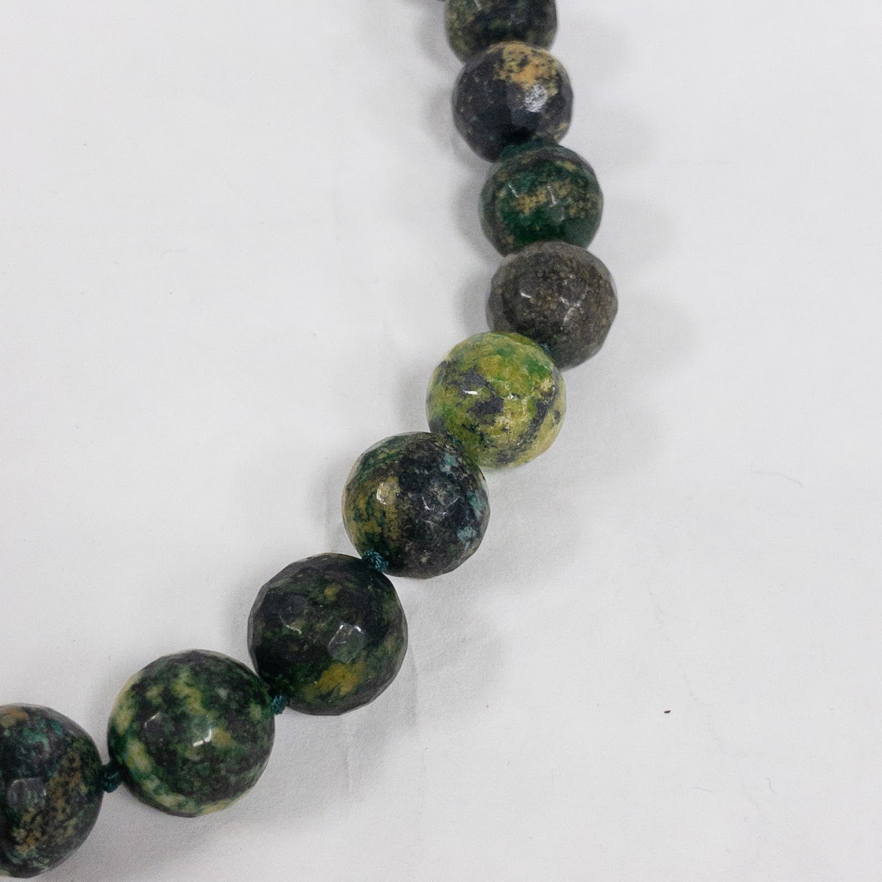 Serpentine Bead Strand Necklace