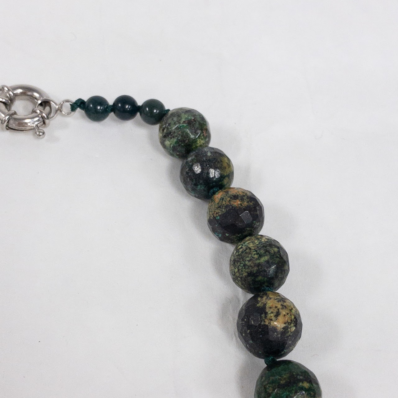 Serpentine Bead Strand Necklace