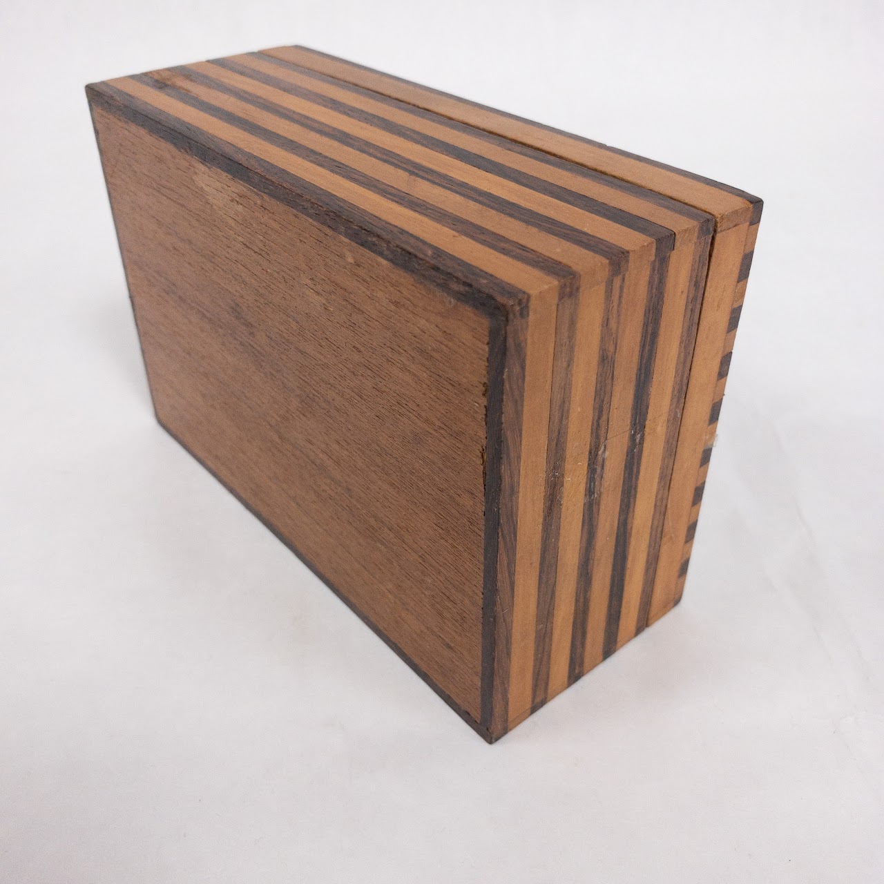 Maple & Rosewood Lidded Box