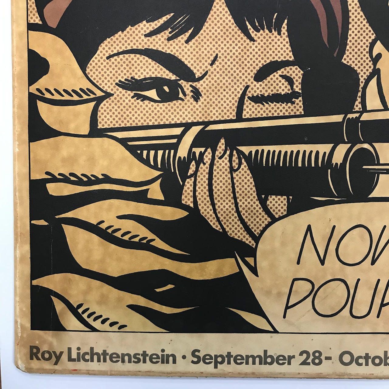 Roy Lichtenstein 'Crak!' 1963 Exhibition Lithograph