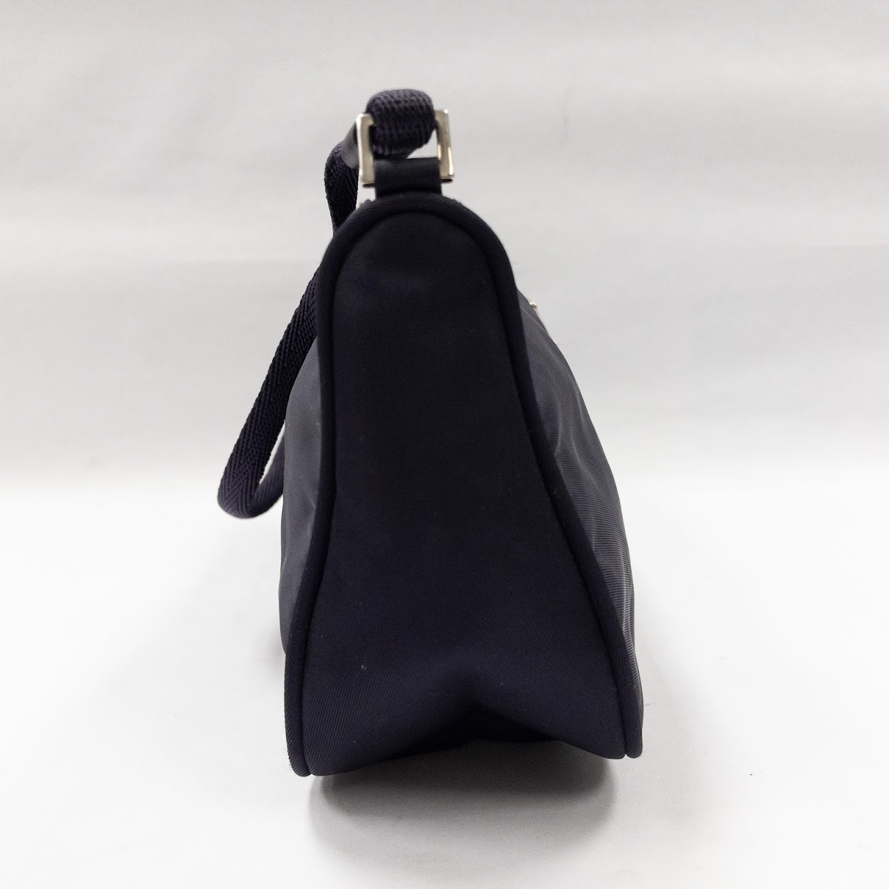 Prada Dark Purple Nylon Mini Shoulder Bag