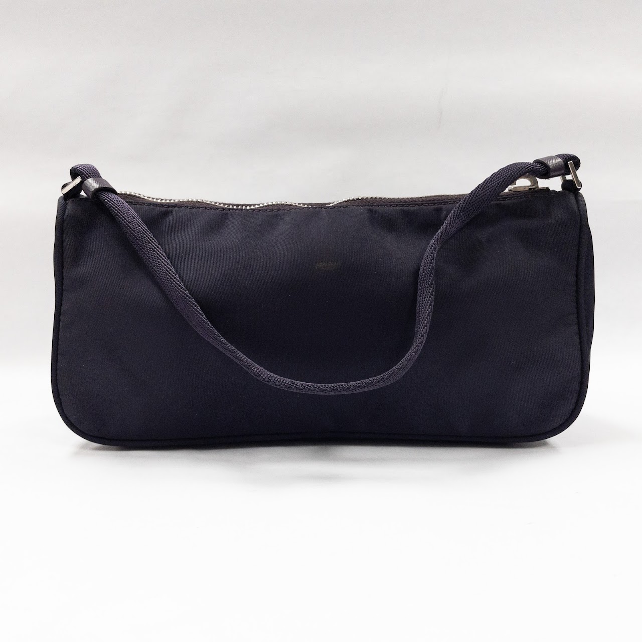 Prada Dark Purple Nylon Mini Shoulder Bag