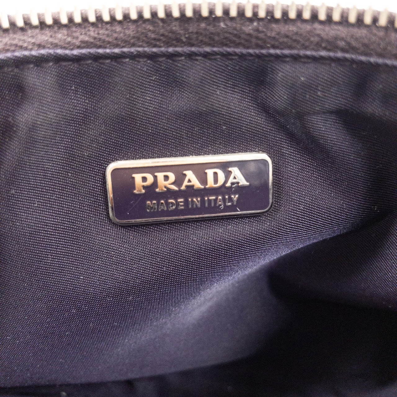 Prada Dark Purple Nylon Mini Shoulder Bag