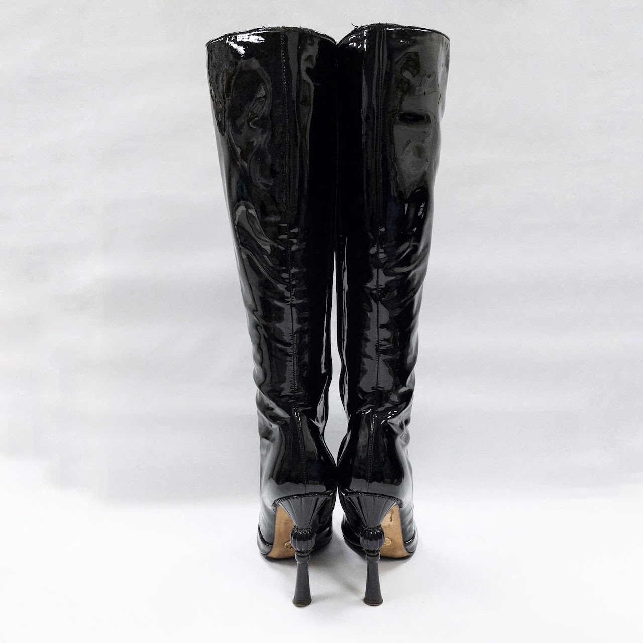 Dolce & Gabbana Knee-High Patent Leather Boots