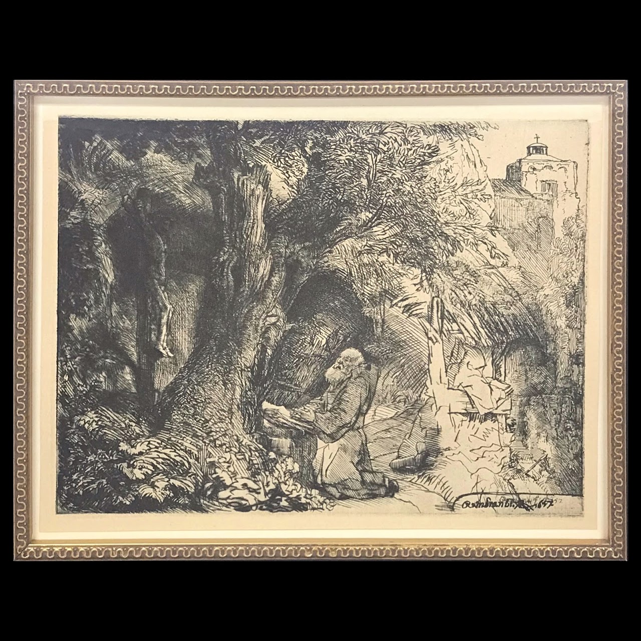 19th C. Heliogravure After Rembrandt van Rijn