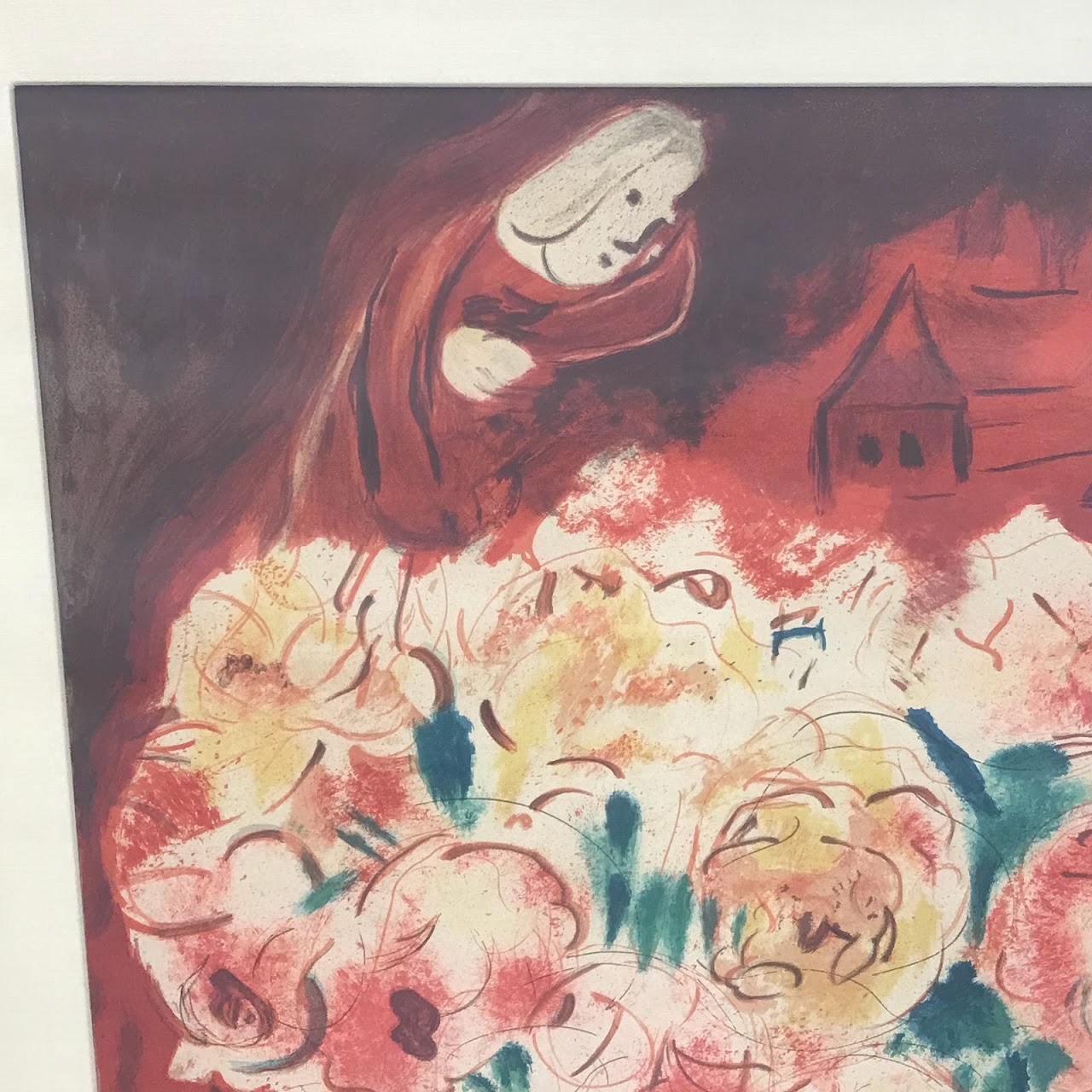 Marc Chagall Signed 'Le Bouquet' Lithograph