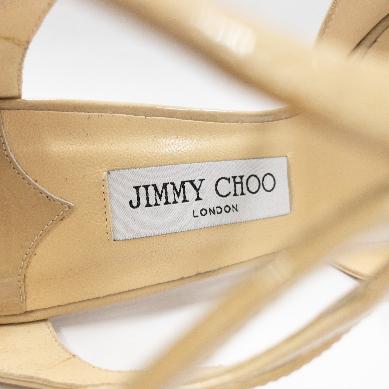 Jimmy Choo Ivette Patent Leather Sandals