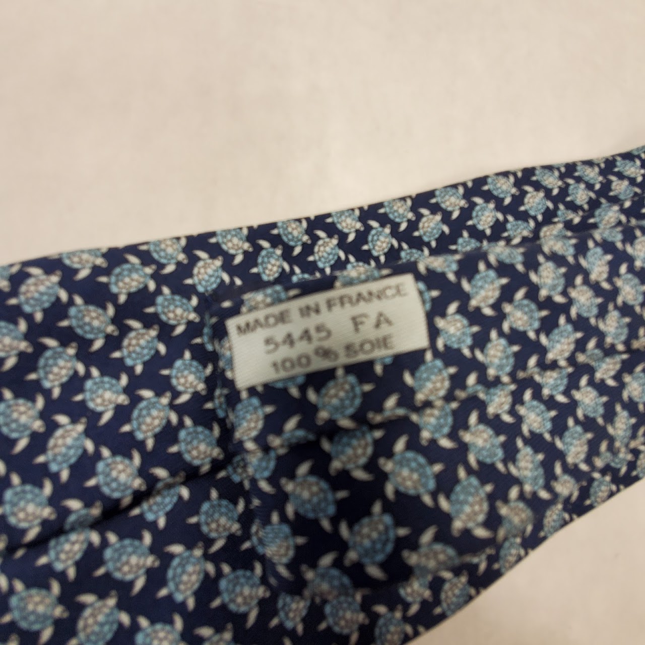 Hermès Sea Turtle Silk Tie