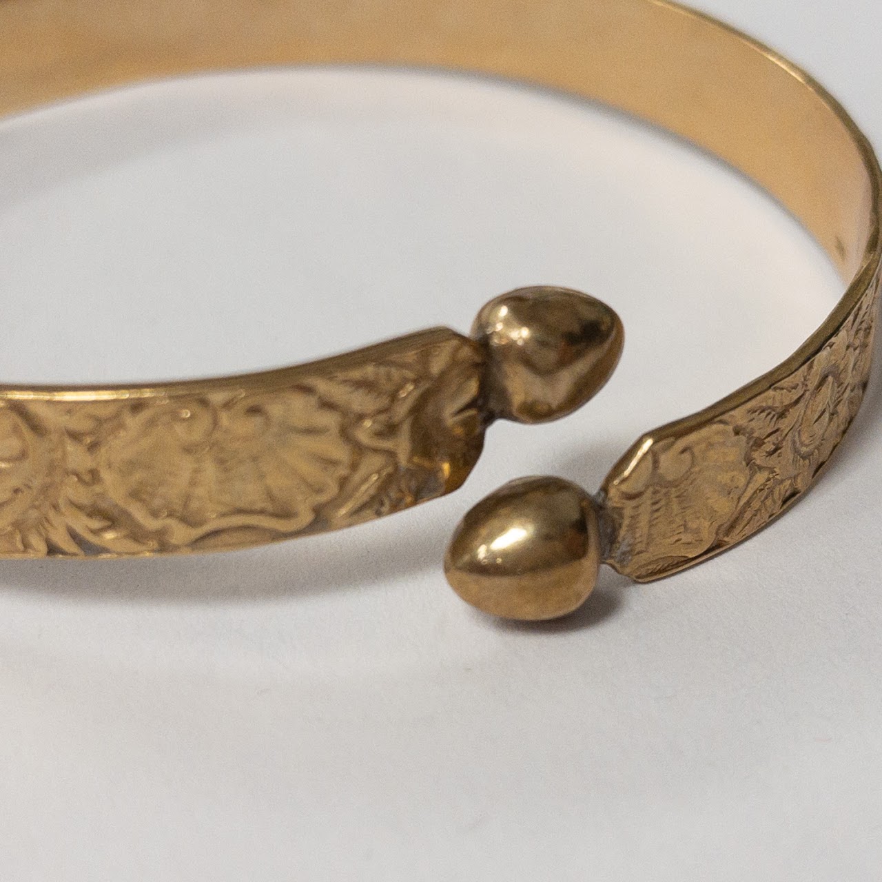 14K Gold Floral Bracelet