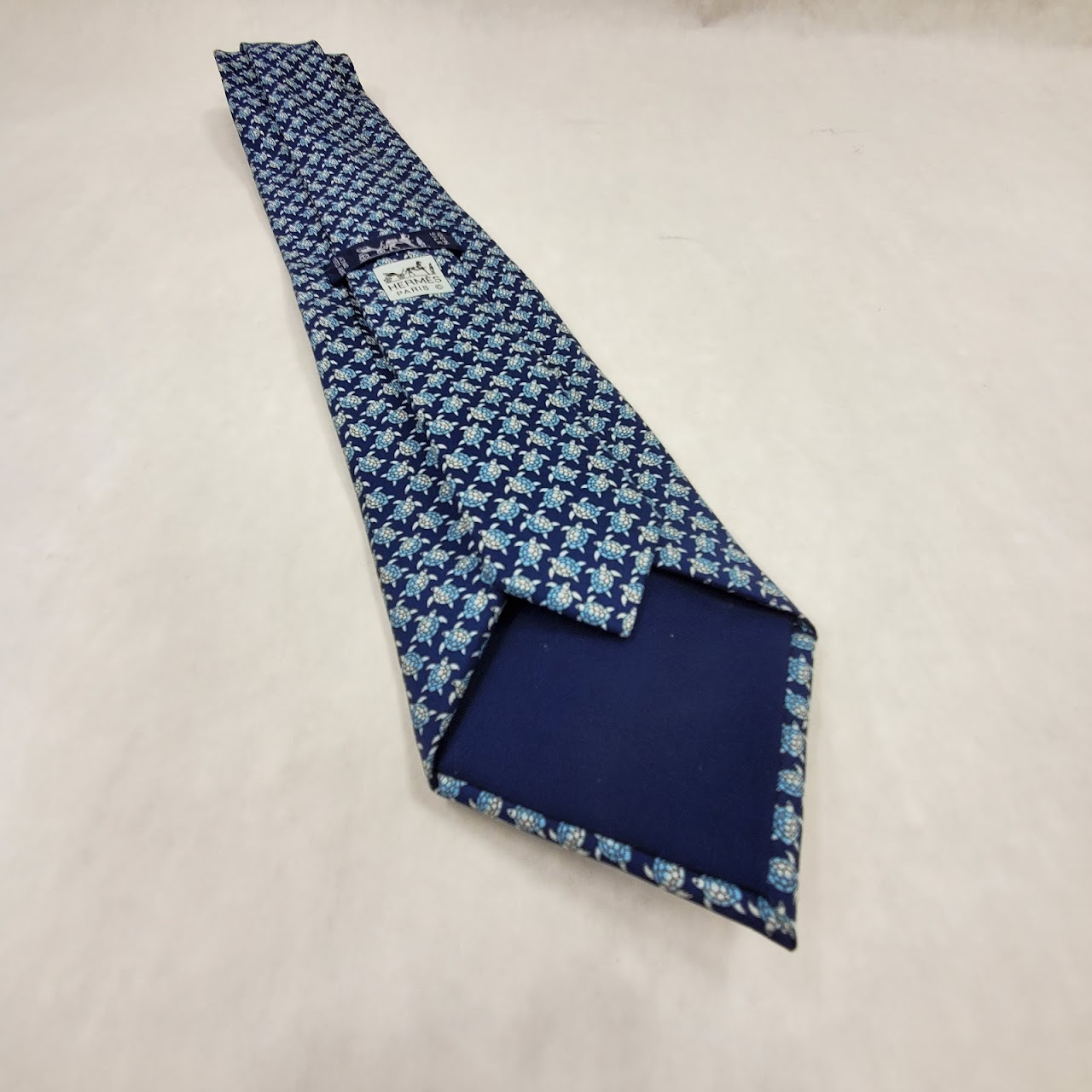 Hermès Sea Turtle Silk Tie