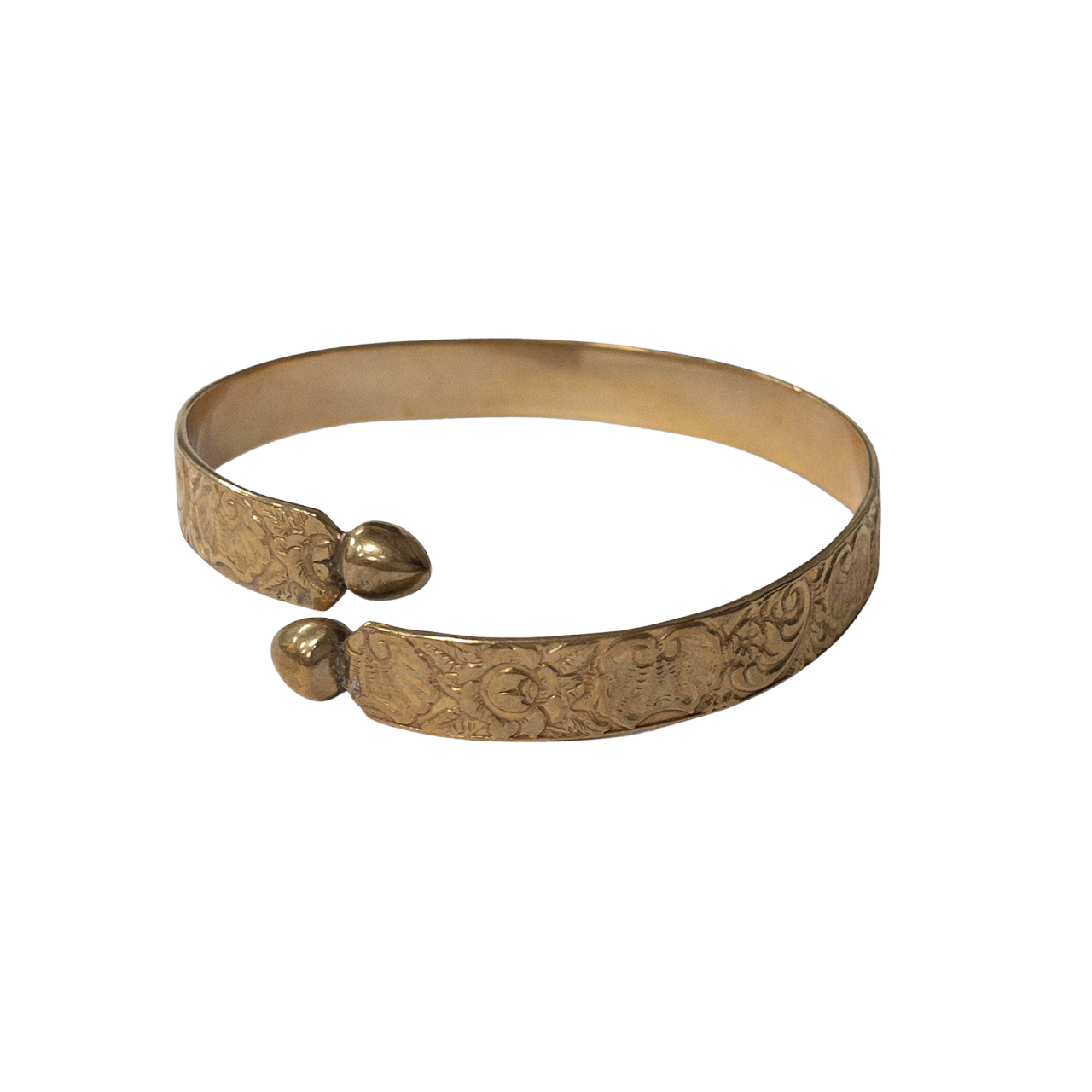 14K Gold Floral Bracelet