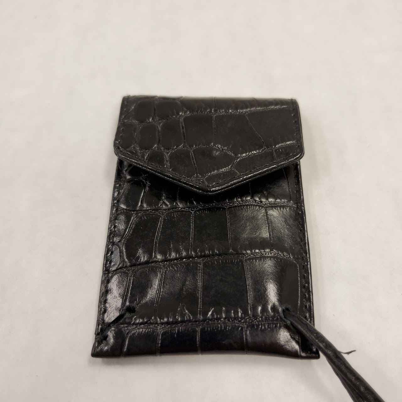 Dries Van Noten Embossed Leather Pouch