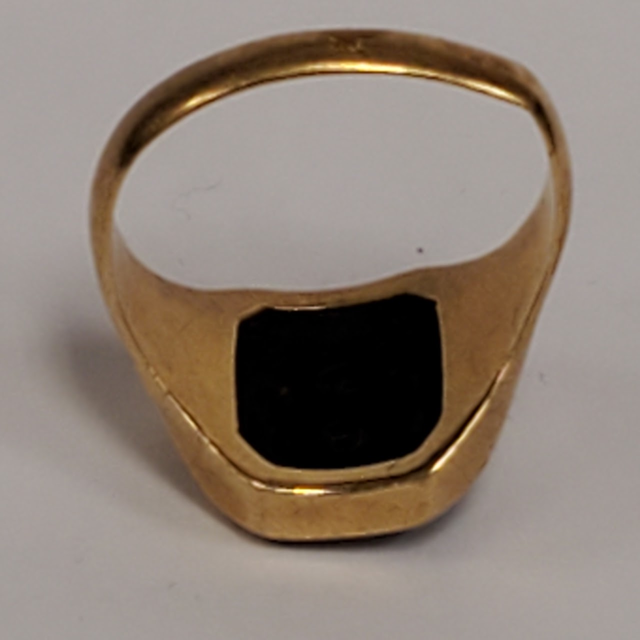 14K Gold Onyx 1926 Caduceus Class Ring