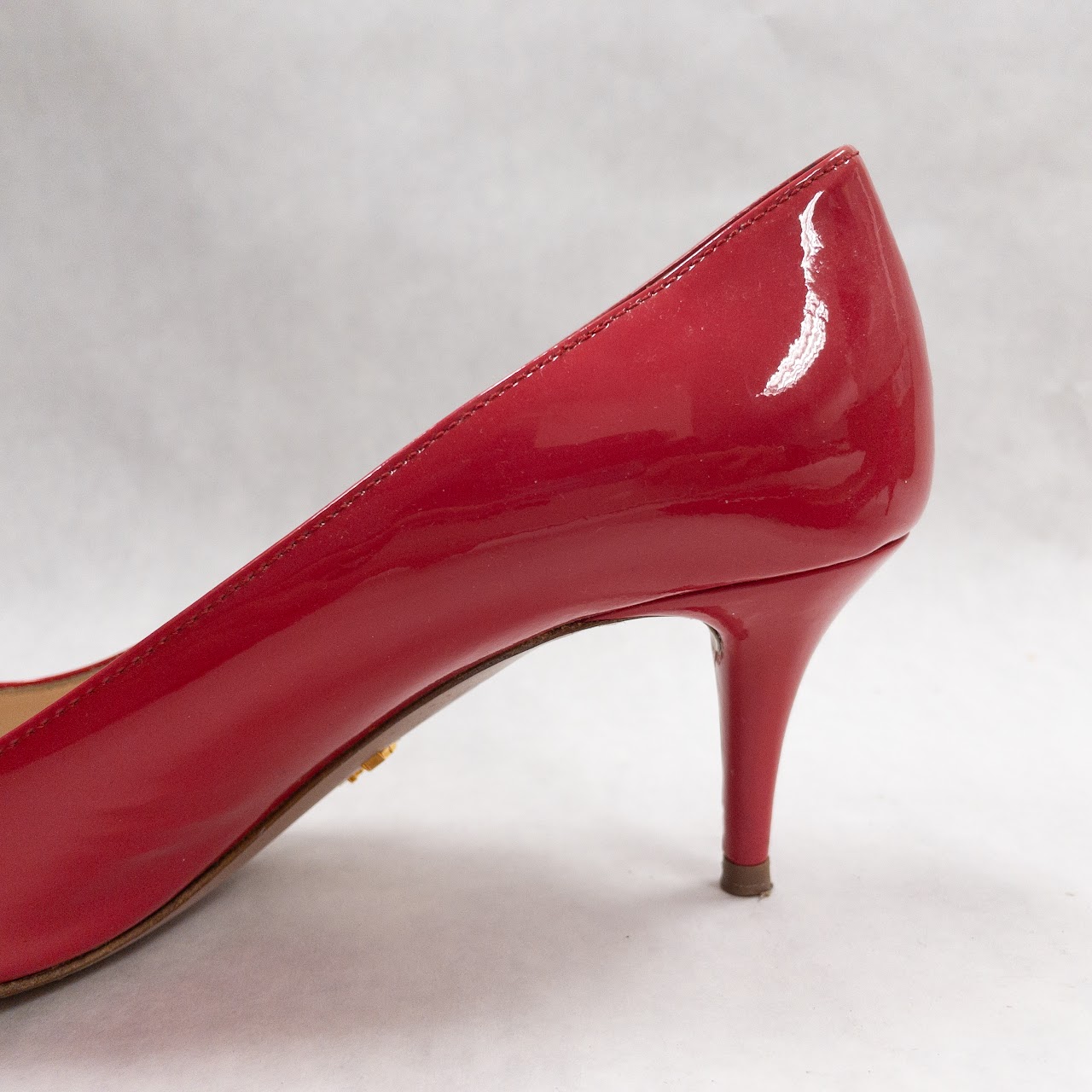 Prada Pink Patent Leather Pumps