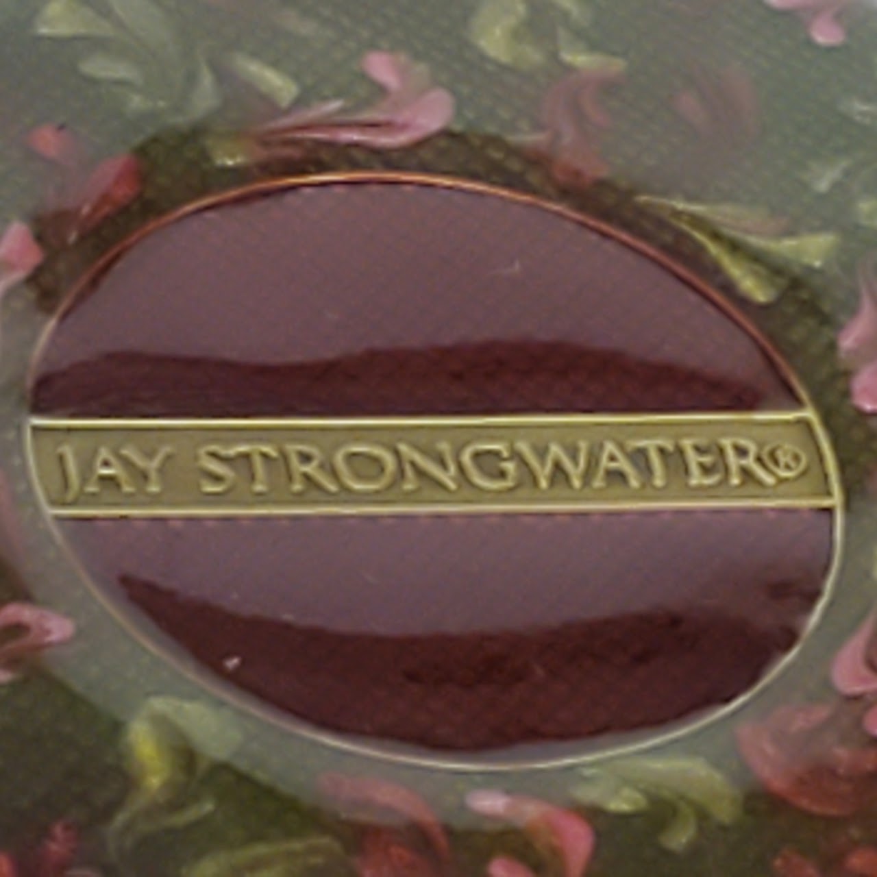 Jay Strongwater Floral Compact Mirror