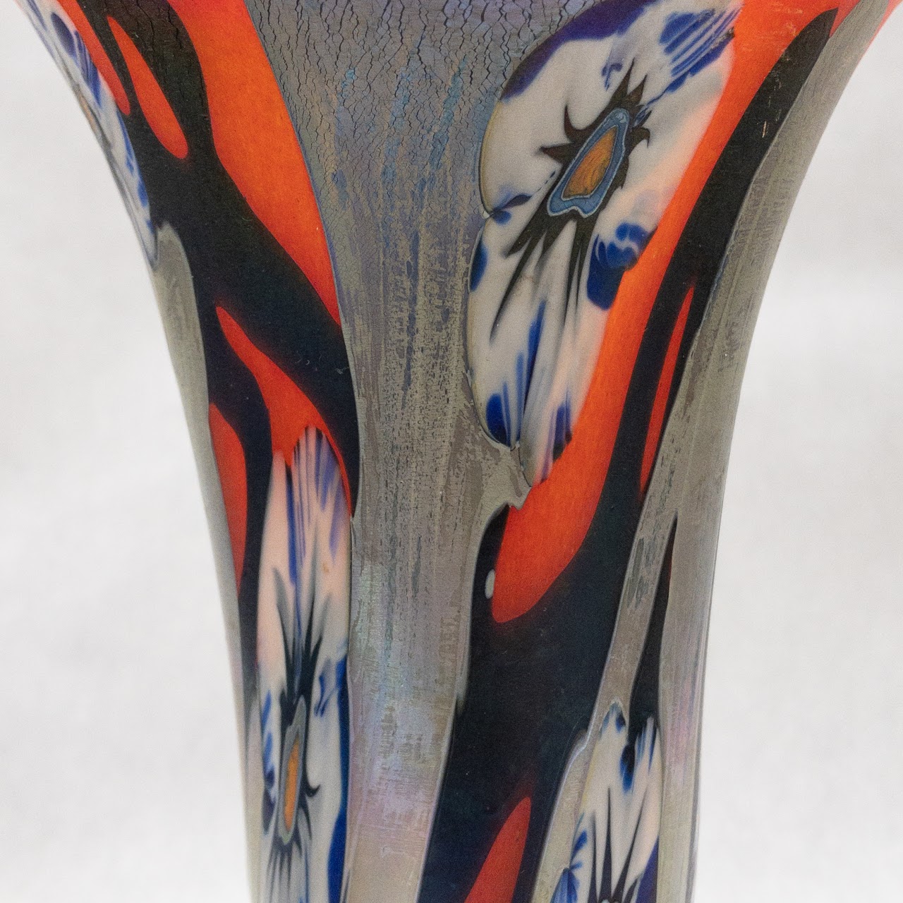 Herb A. Thomas Signed Art Glass Vase