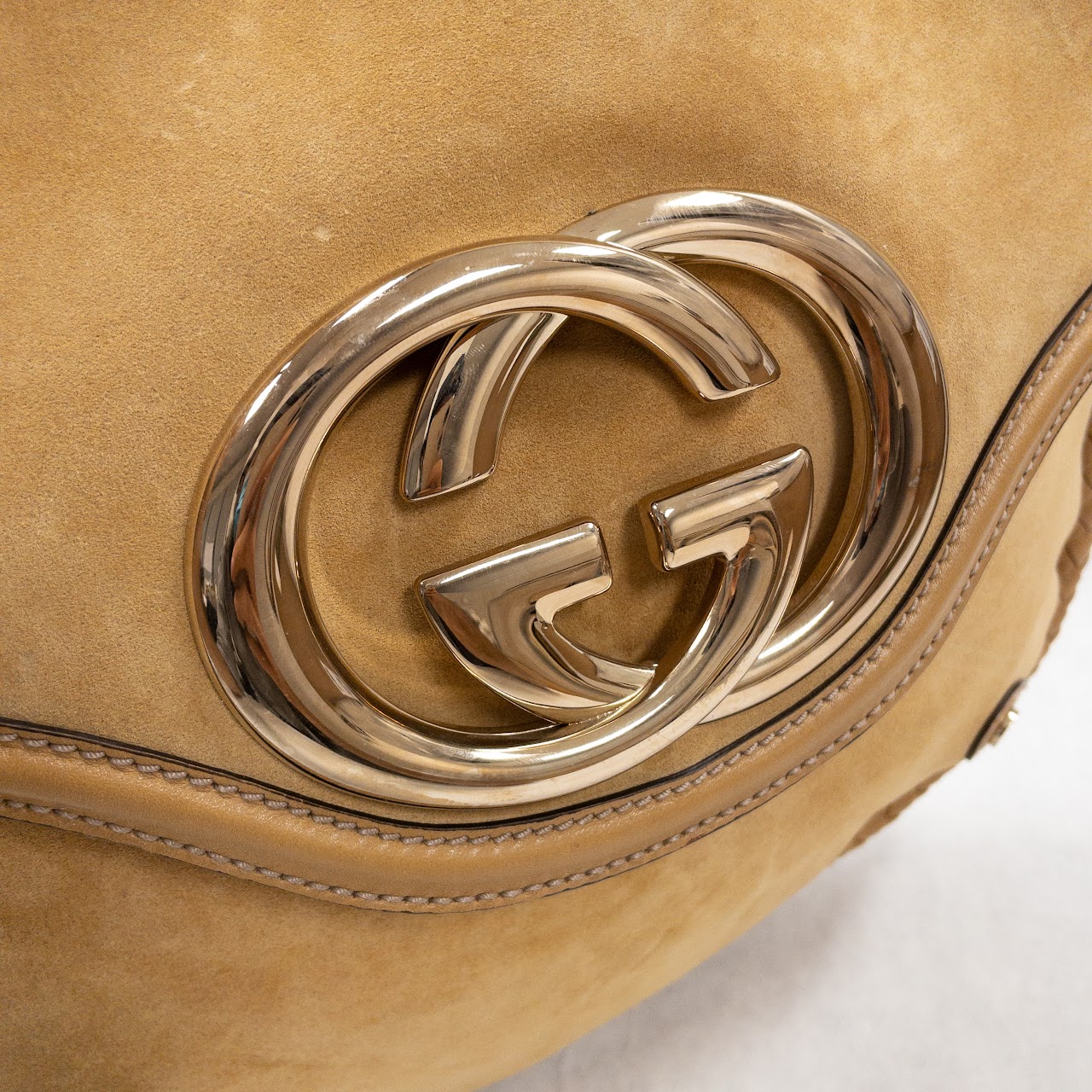 Gucci Suede Hobo Bag