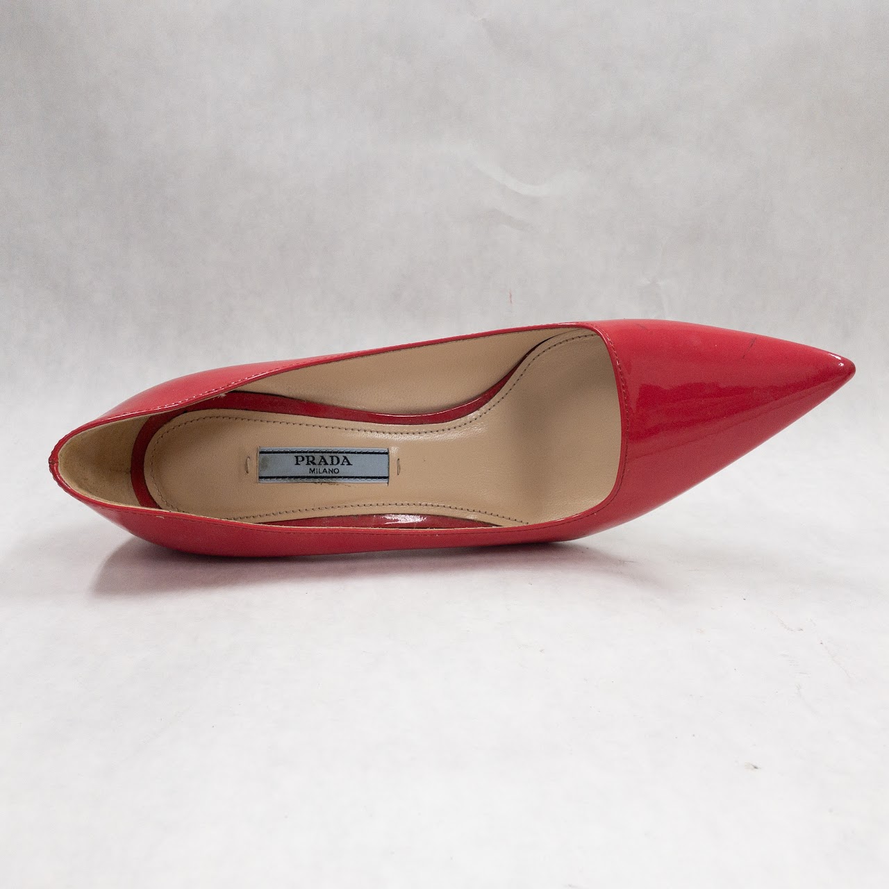 Prada Pink Patent Leather Pumps