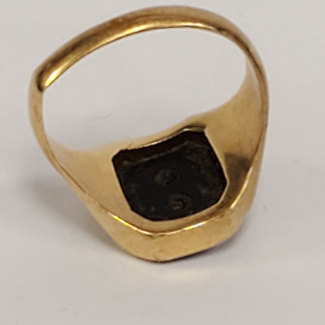 14K Gold Onyx 1926 Caduceus Class Ring