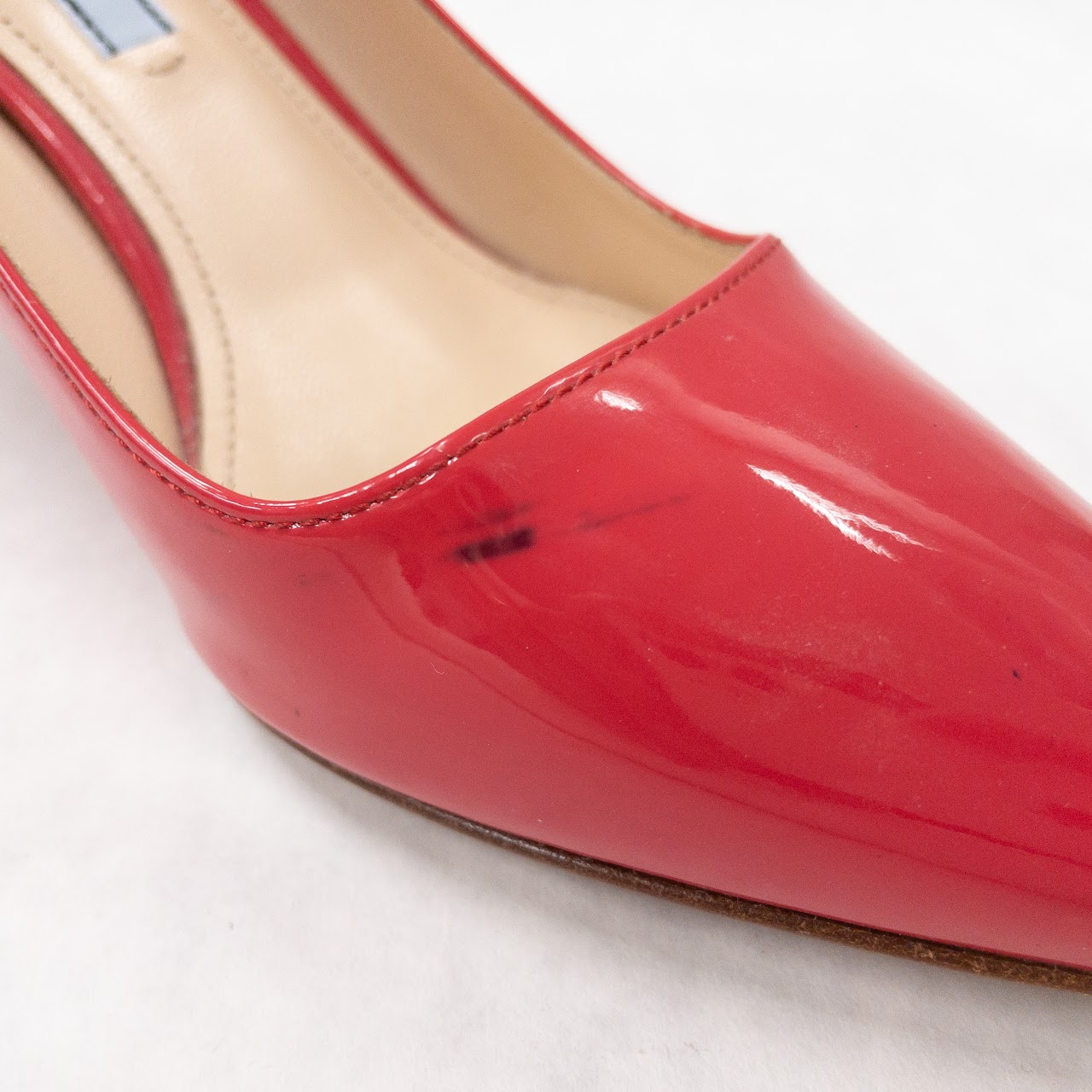 Prada Pink Patent Leather Pumps