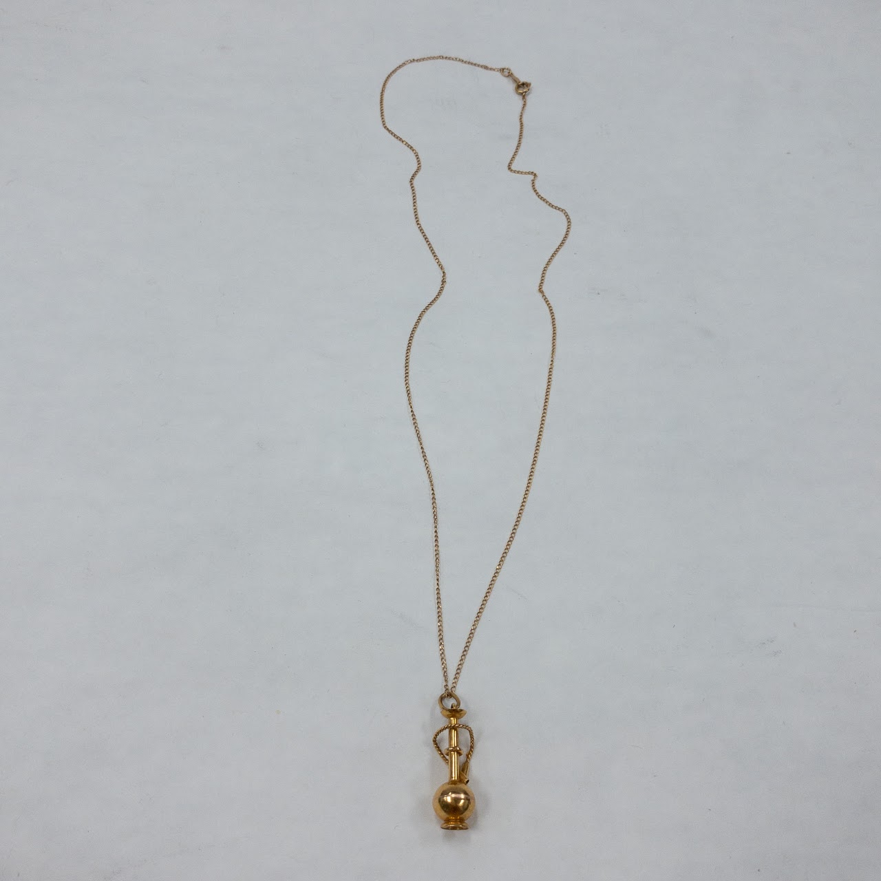 14K Gold Dallah Pendant Necklace