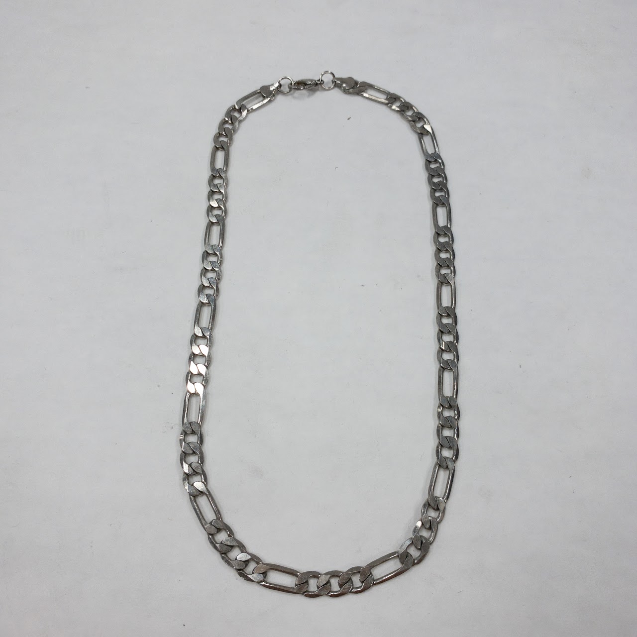 Sterling Silver Figaro Link Chain