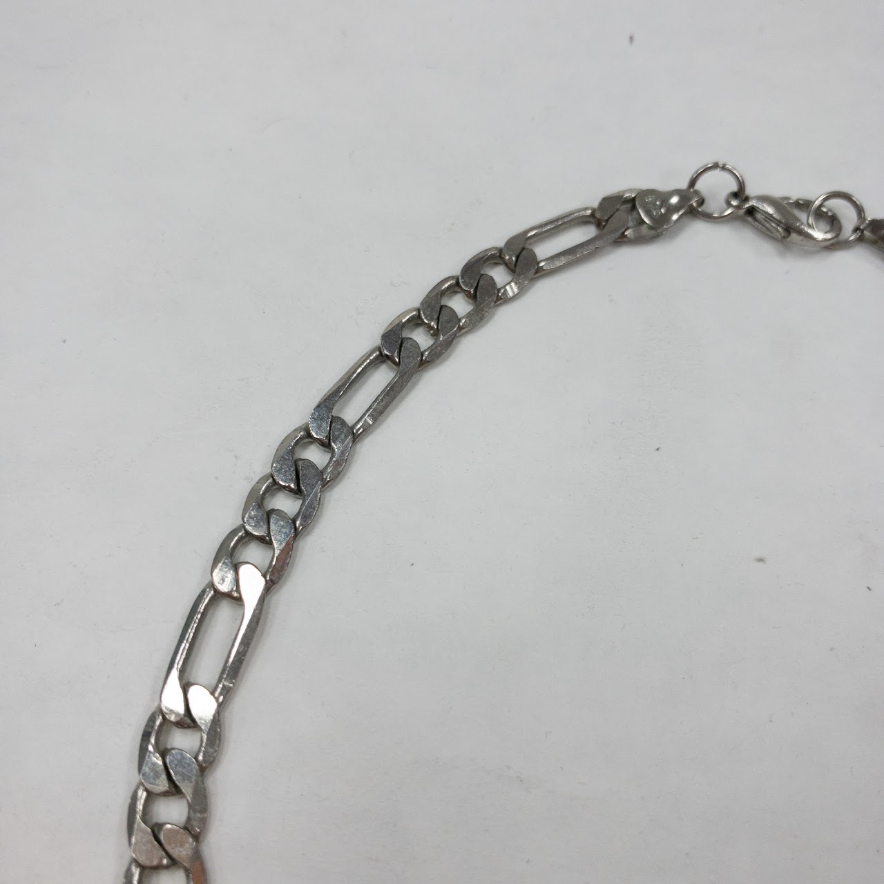 Sterling Silver Figaro Link Chain