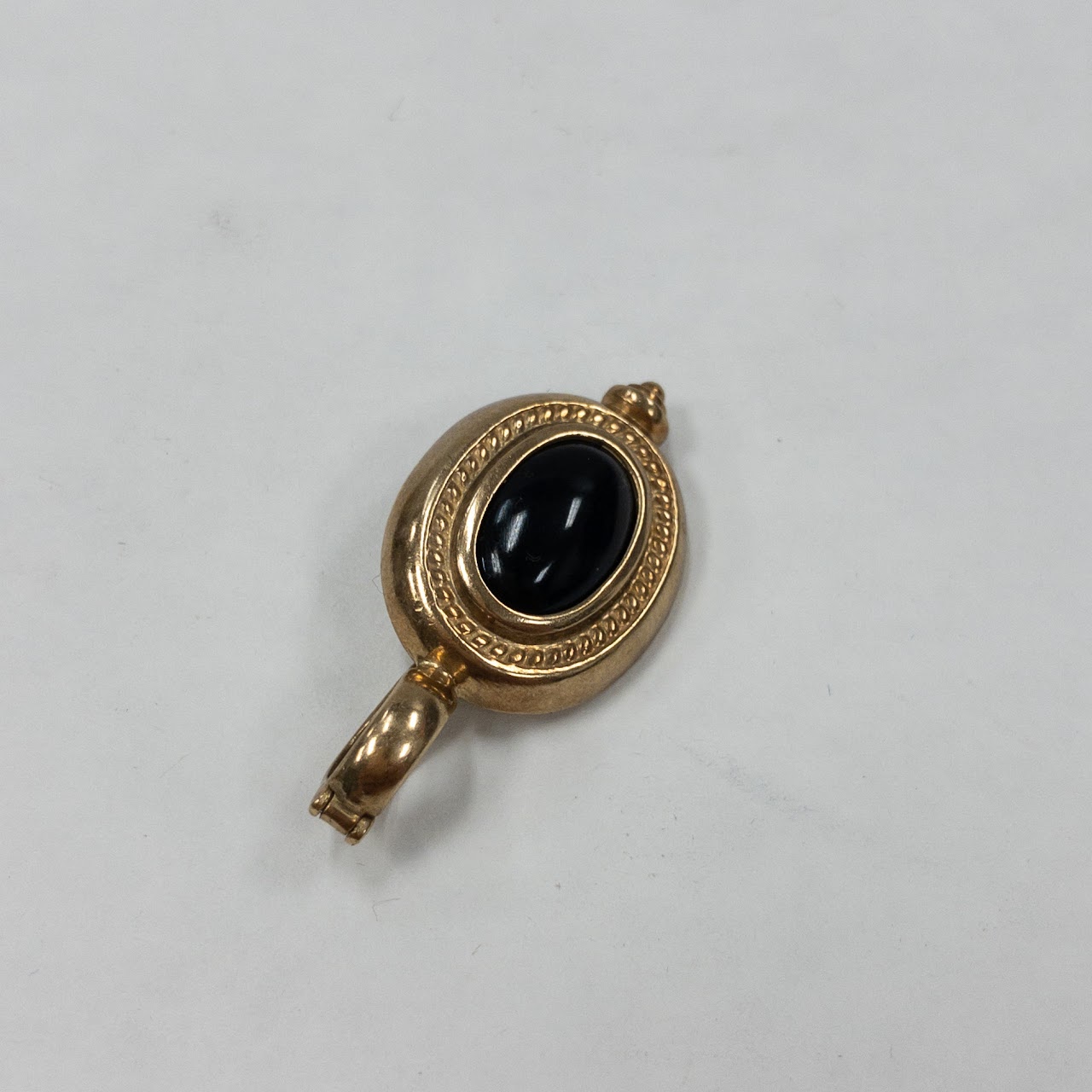 9K Gold & Onyx Pendant