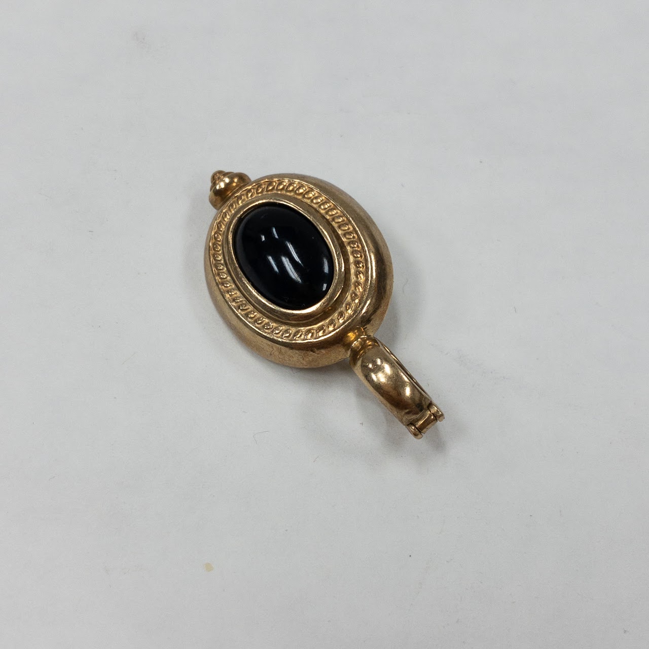 9K Gold & Onyx Pendant