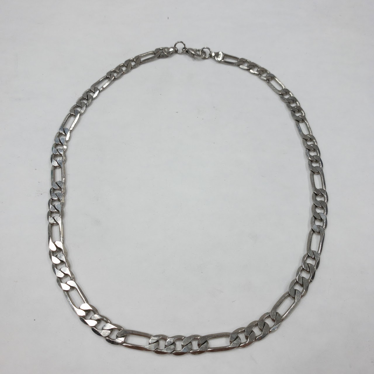 Sterling Silver Figaro Link Chain