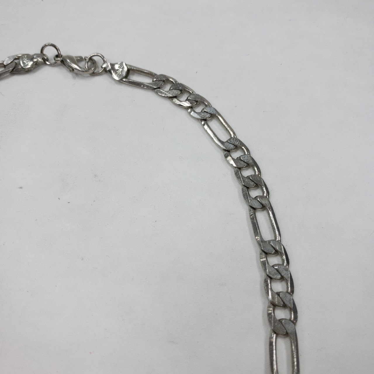 Sterling Silver Figaro Link Chain