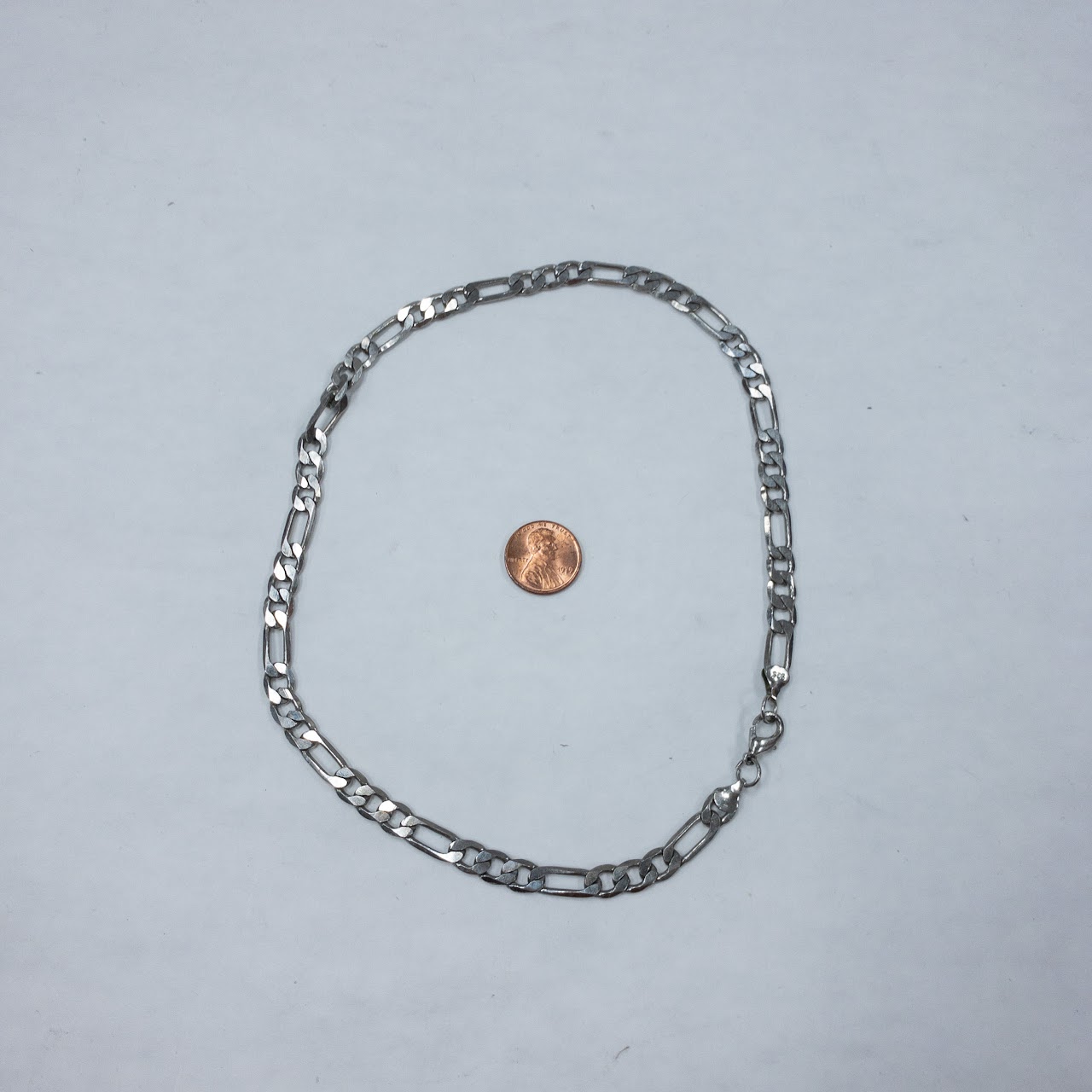 Sterling Silver Figaro Link Chain